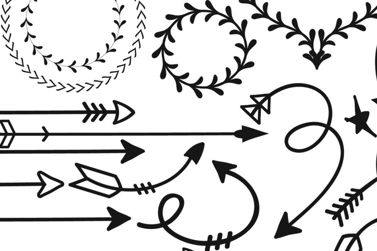 72+ Handdrawn Arrows, Dividers etc., an Object Graphic by The Bumble Box (Photo 2 of 3)