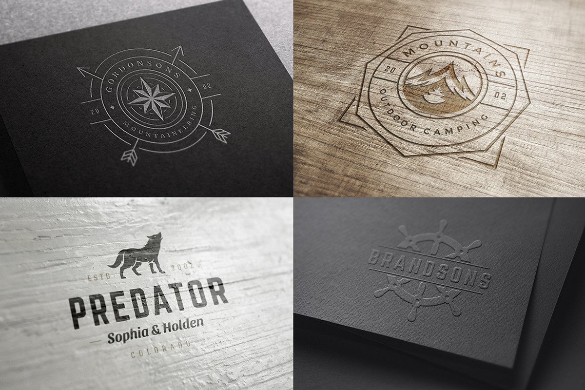 280 Outdoor logos and badges, a Branding & Logo Template by Vasya Kobelev (Photo 61 of 83)
