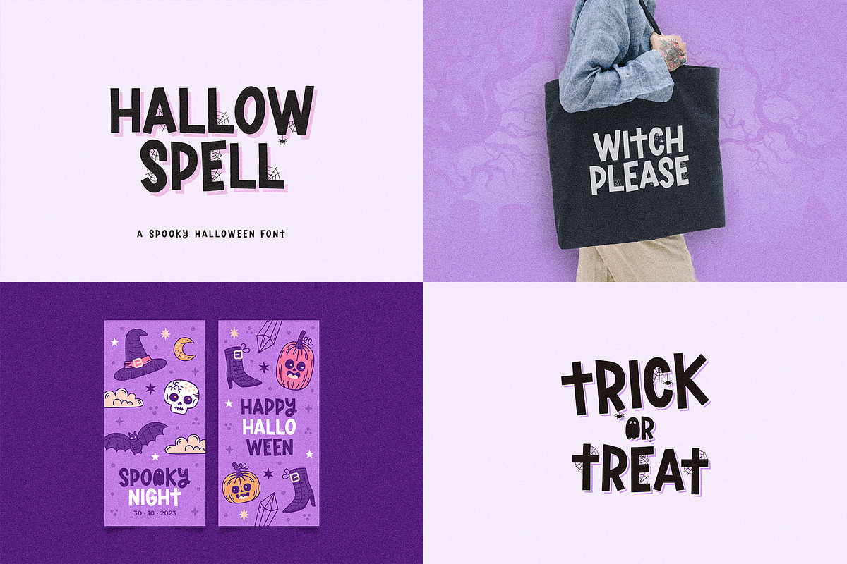 Halloween fonts bundle, a Handwritten Font by supfonts (Photo 4 of 12)