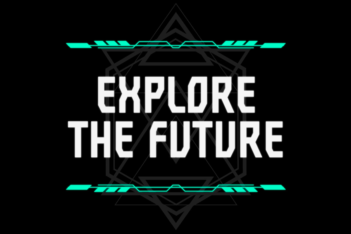 Exton - Futuristic Font, a Font by Typefactoryco (Photo 5 of 7)