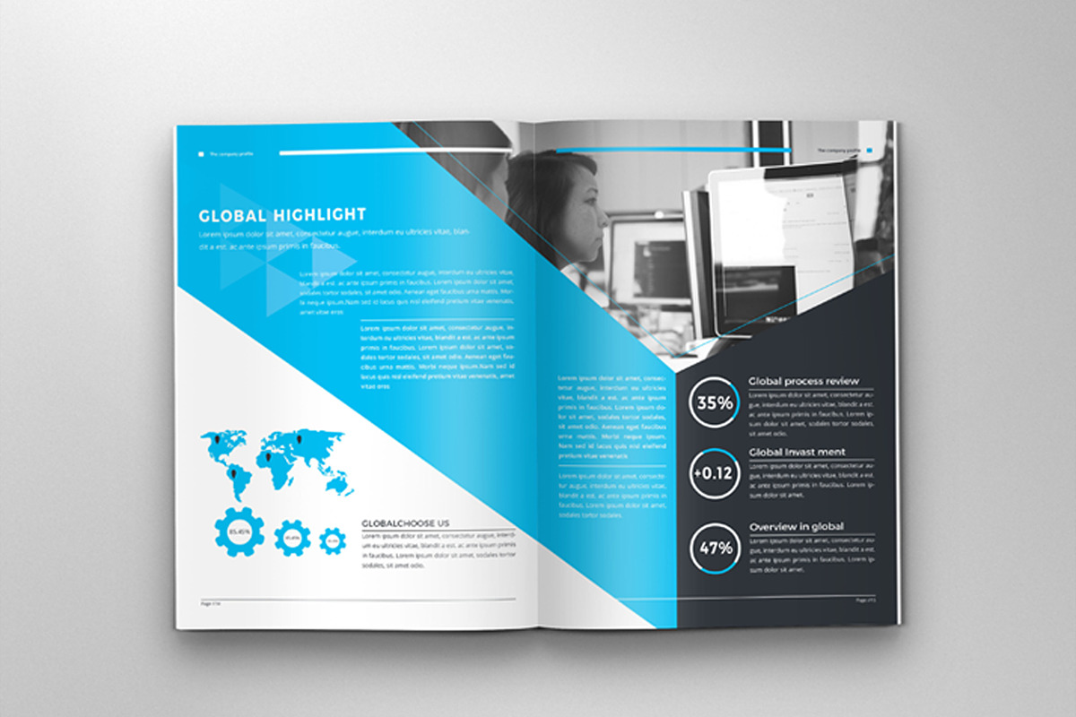 The Company Profile, a Brochure Template by obidullah_01 (Photo 9 of 12)