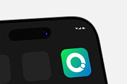 Mobile App Icon Mockup, an iPhone Mockup by graphypix (Thumbnail 1 of 4)
