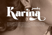 Megina Elegant Ligature Serif Font, a Serif Font by Perfectype (Thumbnail 2 of 9)