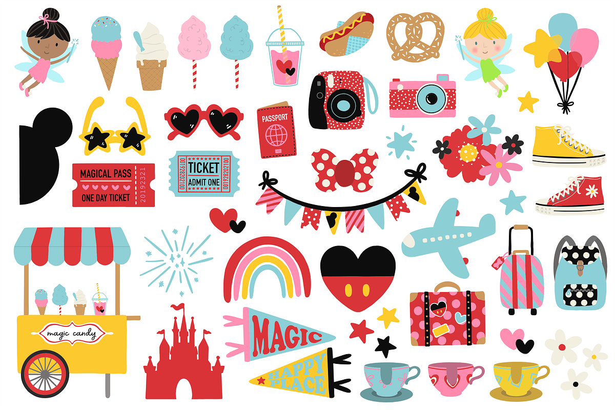 Magical Memories Clipart Paper Set, a Seasonal Illustration by Studio Hello Joy (Photo 2 of 3)