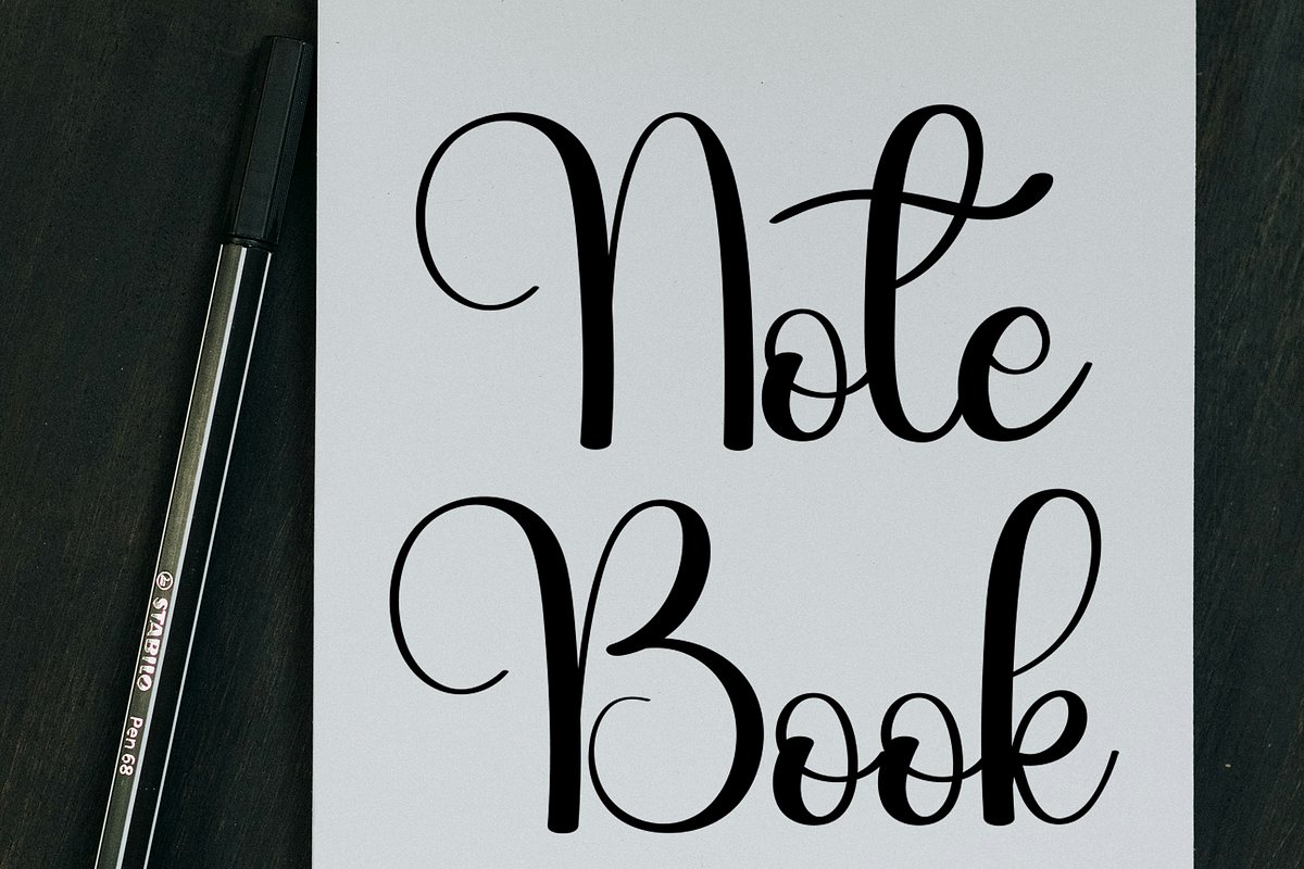 Simple Handmade, a Handwritten Font by FreshTypeINK (Photo 3 of 8)