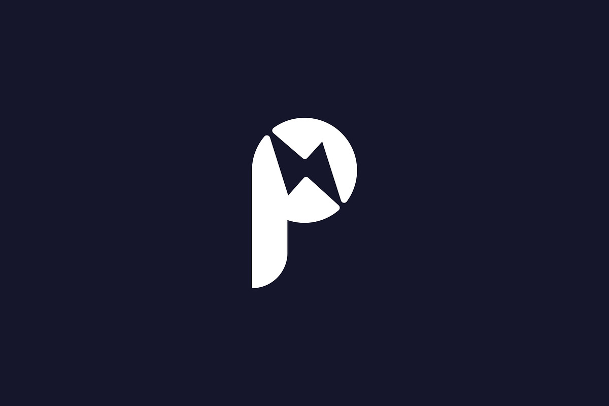 Letter P Bolt Logo, a Branding & Logo Template by Abir Hossain Waffi (Photo 4 of 4)