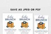 Baby Brunch Baby Shower Invitation, an Invitation Template by Shinehoon (Thumbnail 8 of 9)