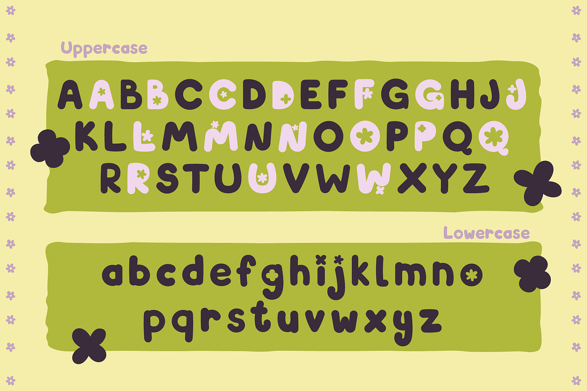 PetalPop – Summer Blossom Font, a Sans Serif Font by Huge Dream Studio (Photo 3 of 8)