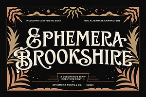 Brookshire - Timeless Elegance Font, a Serif Font by Spencer & Sons Co.