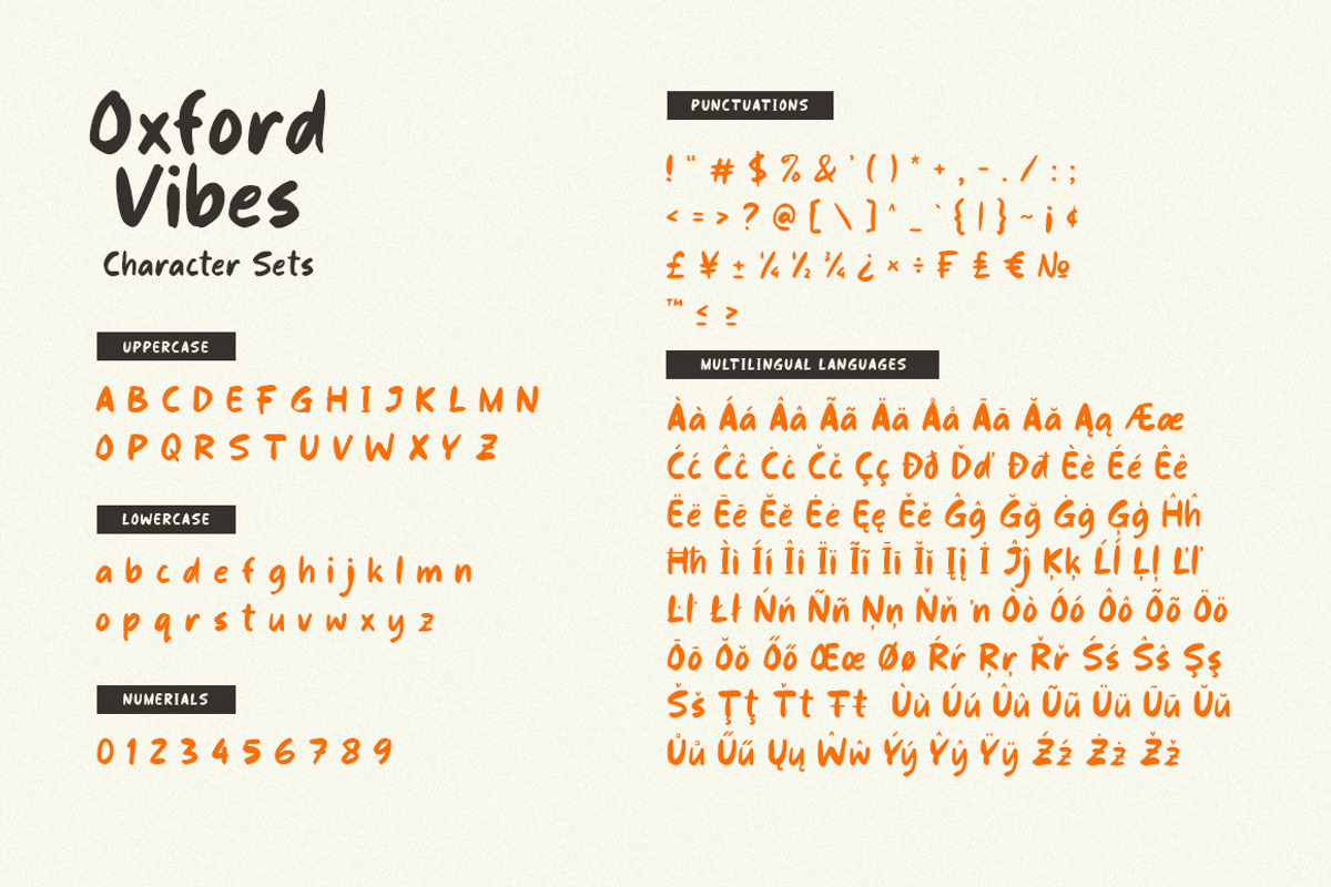 Oxford Vibes Playful Font, a Handwritten Font by Heinzel Std (Photo 9 of 12)