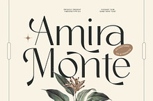 Amira Monte Elegant Display Font