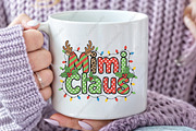 Christmas Mimi Claus Santa Reindeer, an Illustration by CraftArtStudio (Thumbnail 3 of 4)