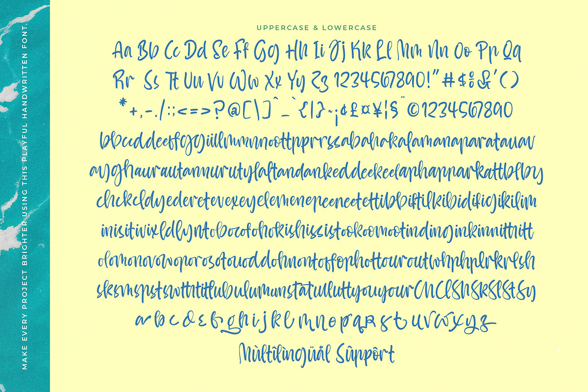 Sunyplay Peachy - Modern Handwritten, a Script Font by stylishtype.co (Photo 19 of 20)