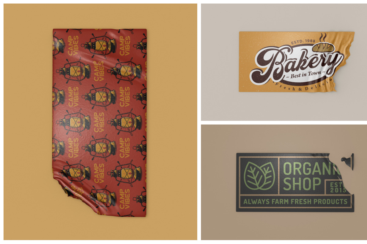 Peeled Sticker Mockup Vol 2, a Product Mockup by Graphicboom (Photo 5 of 7)