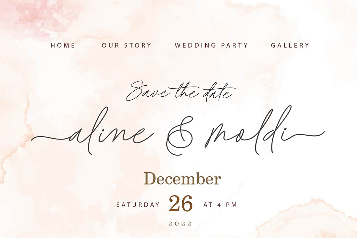 Baked Salmon - Monoline Script Font, a Script Font by Subectype Studio (Photo 7 of 9)