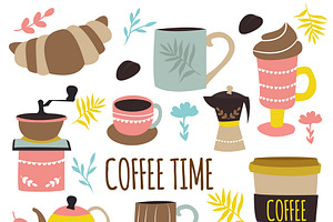 Coffee Time Hand Drawn Design