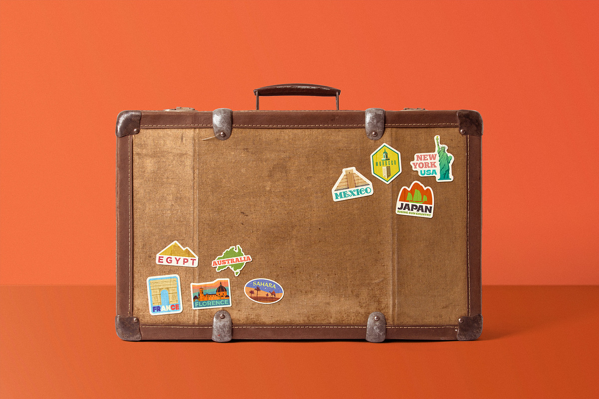 50 Travel Stickers., a Graphic by Red Monkey (Photo 4 of 7)