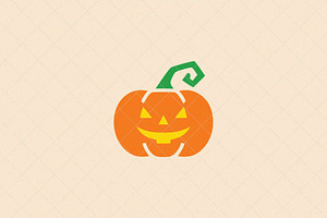 Spooky Pumpkin Icon Jack-o-lantern