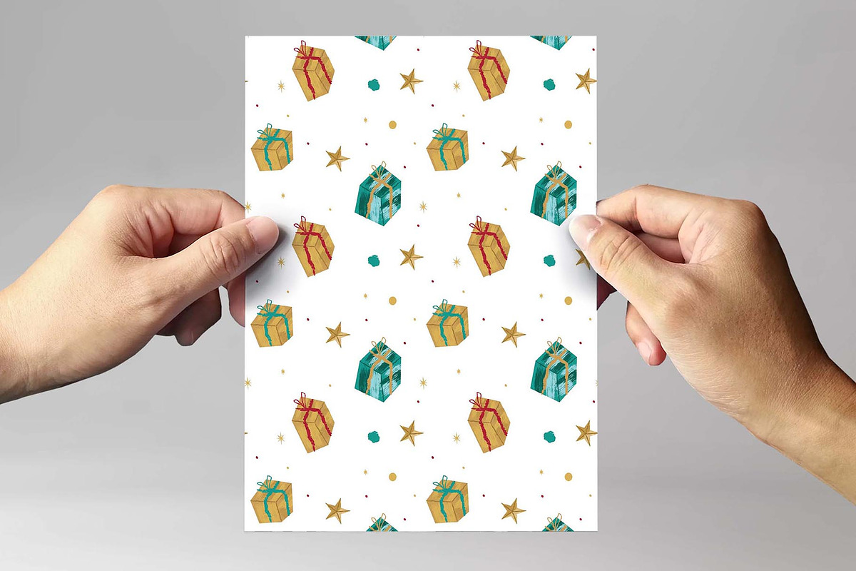 Simple Christmas Greetings Card, a Card Template by BrandPacks (Photo 3 of 5)