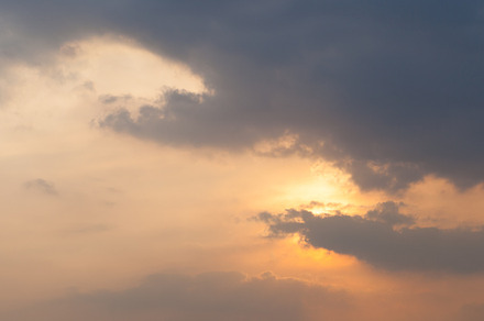 Sunrise clouds in the evening stock photo containing sun and sky, a Nature Photo by a454