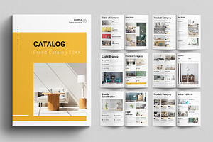 Product Catalog Template, a Brochure Template by E-Type