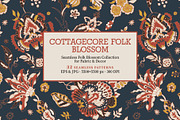 COTTAGECORE FOLK PATTERN COLLECTION, a Pattern Graphic by Sonulkaster (Thumbnail 1 of 11)