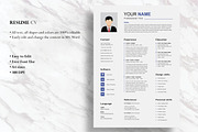 Resume Template 1 pages, Simplifier, a Resume Template by Blue Digital Studio (Thumbnail 2 of 2)