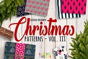 Hand Drawn Christmas Patterns III, a Pattern Graphic by Sinziana Romanescu (Thumbnail 1 of 4)