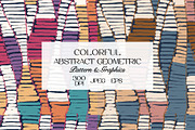 Colorful Abstract Geometric Pattern, a Pattern Graphic by StudioGlouna (Thumbnail 1 of 9)
