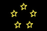 Star icon design template, a Decorative Illustration by Sumberpangan (Thumbnail 2 of 3)