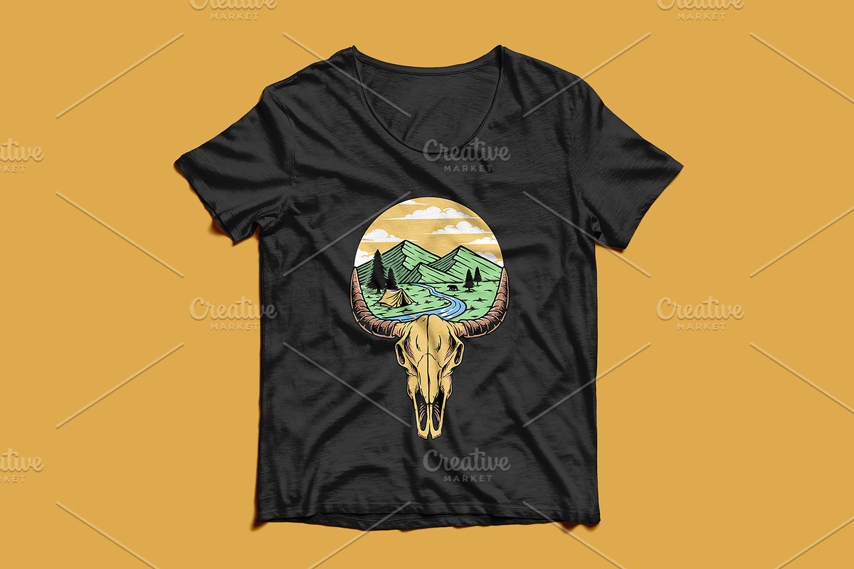 bones and nature illustration, an Animal Illustration by gunaonedesign (Photo 4 of 4)