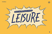 Leisure Handwriting Font, a Handwritten Font by Typeparties (Thumbnail 1 of 7)
