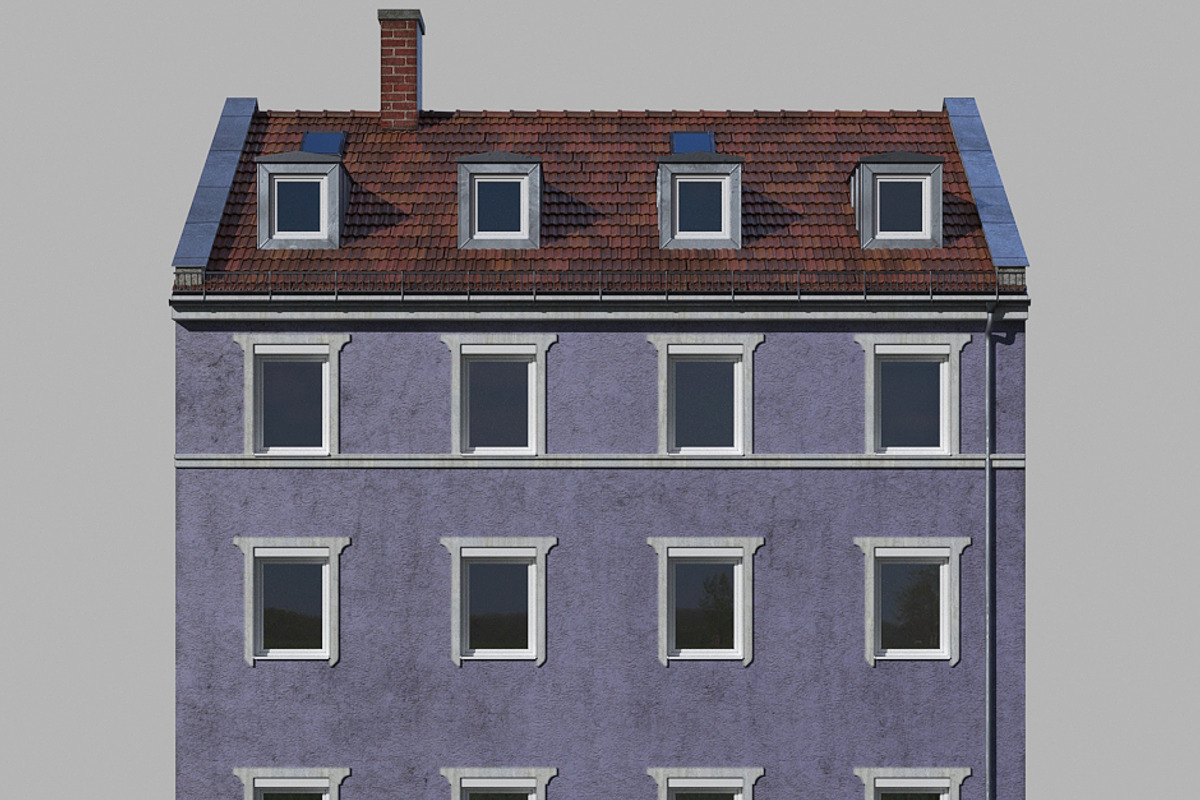 European residence 1, an Architecture 3D Model by happy brush (Photo 2 of 25)