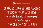 Astrevia - Vintage Serif Display, a Serif Font by Youthlabs Studio (Thumbnail 14 of 15)