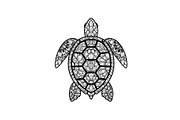 Mandala Sea Turtle SVG Bundle, an Illustration by yasushie (Thumbnail 21 of 31)