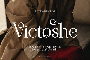 Victoshe Ligature Serif Font