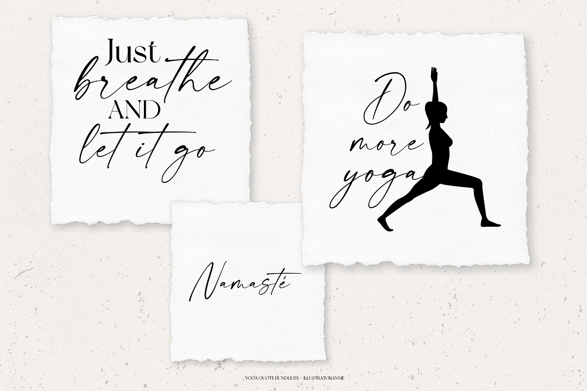 Yoga SVG Quote Bundle, an Object Graphic by IllustratorAnnie (Photo 2 of 5)