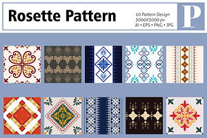Rosette Pattern, a Pattern Graphic by MSG Studio