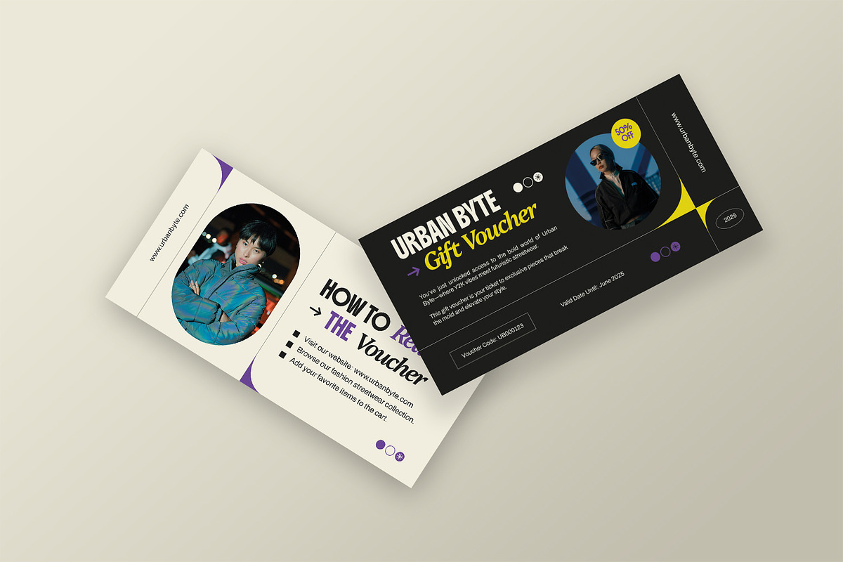 Urban Byte - Gift Voucher, a Print Template by StreaksideStd (Photo 2 of 3)