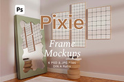 Wall Art Gallery Mockups PIXIE, a Household Mockup by Bonumo (Thumbnail 1 of 14)