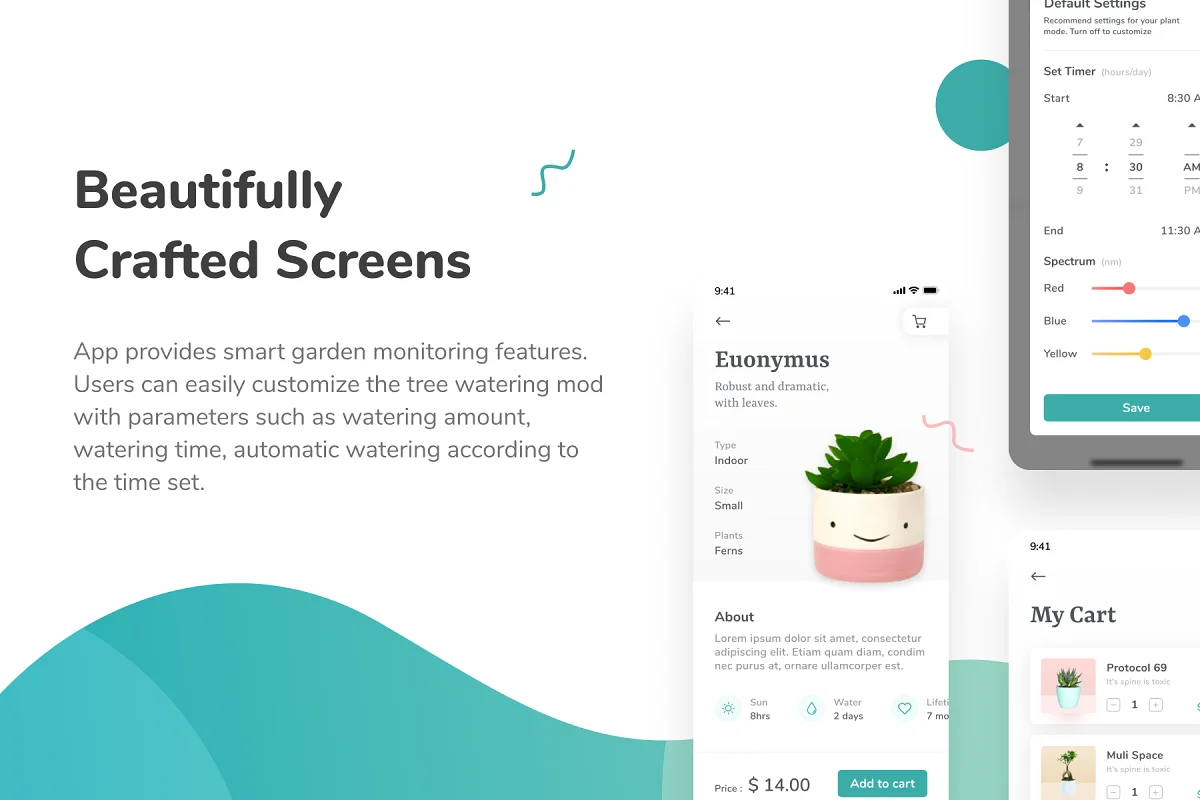 EGarden - SmartGarden Management App, an App Template by Capi Product (Photo 2 of 8)