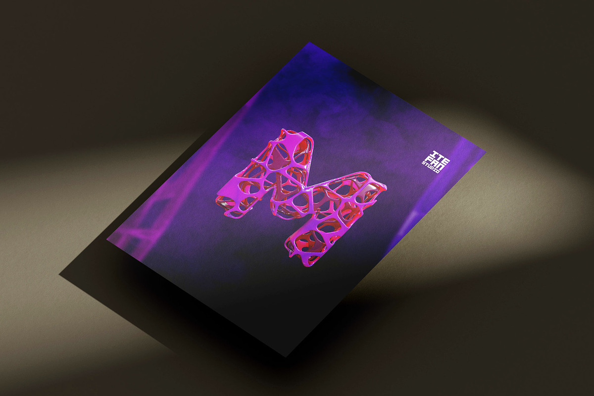 BioLattice Abstract Font, a Sans Serif Font by itefan Studio (Photo 3 of 5)
