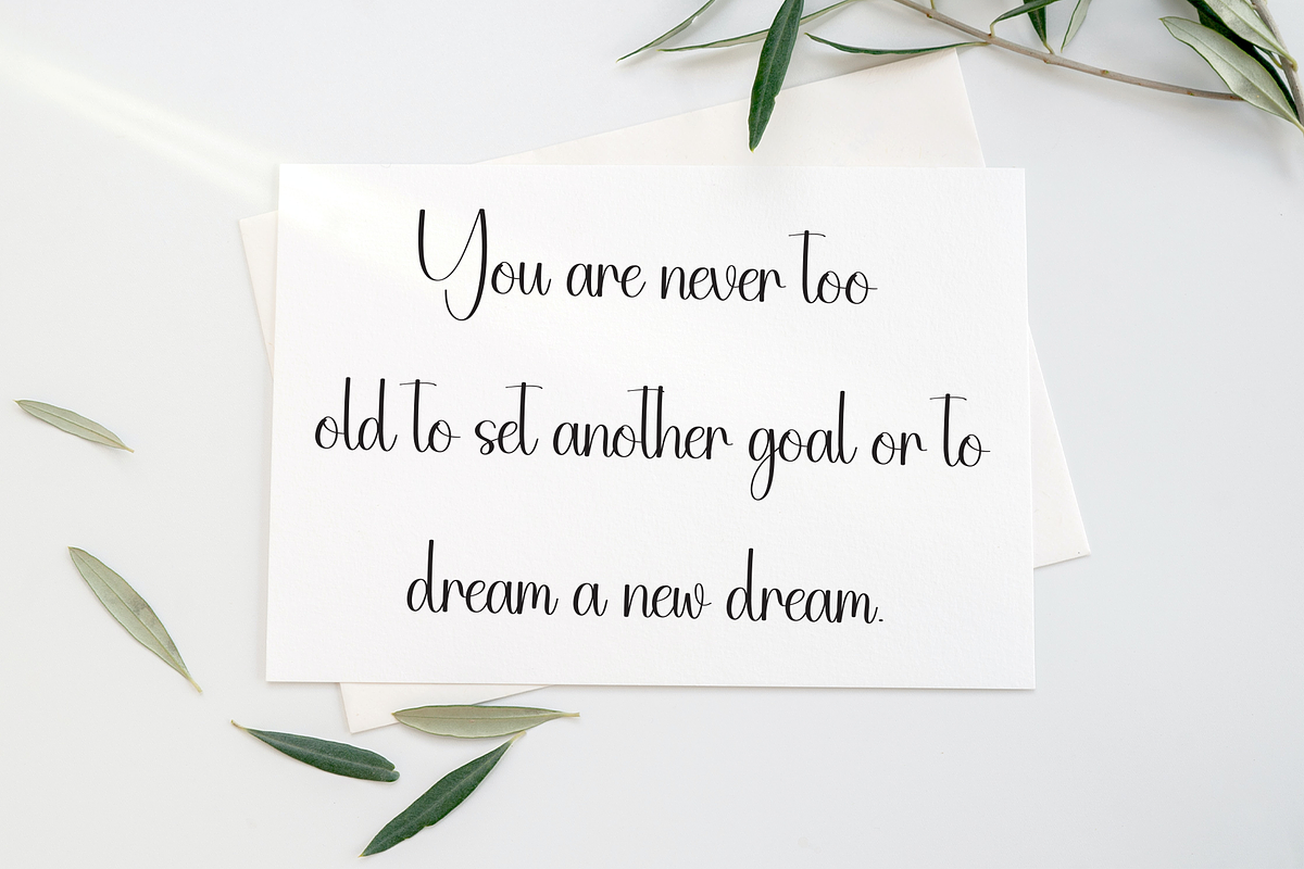 Highland | Script Font, a Handwritten Font by Scratchones (Photo 4 of 9)