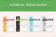 UX Workflow - Persona Document, a Stationery Template by Sargatal (Thumbnail 6 of 6)