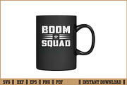 Boom Squad Explosive Team Theme SVG, an Illustration by Handy Arts Studio (Thumbnail 3 of 3)