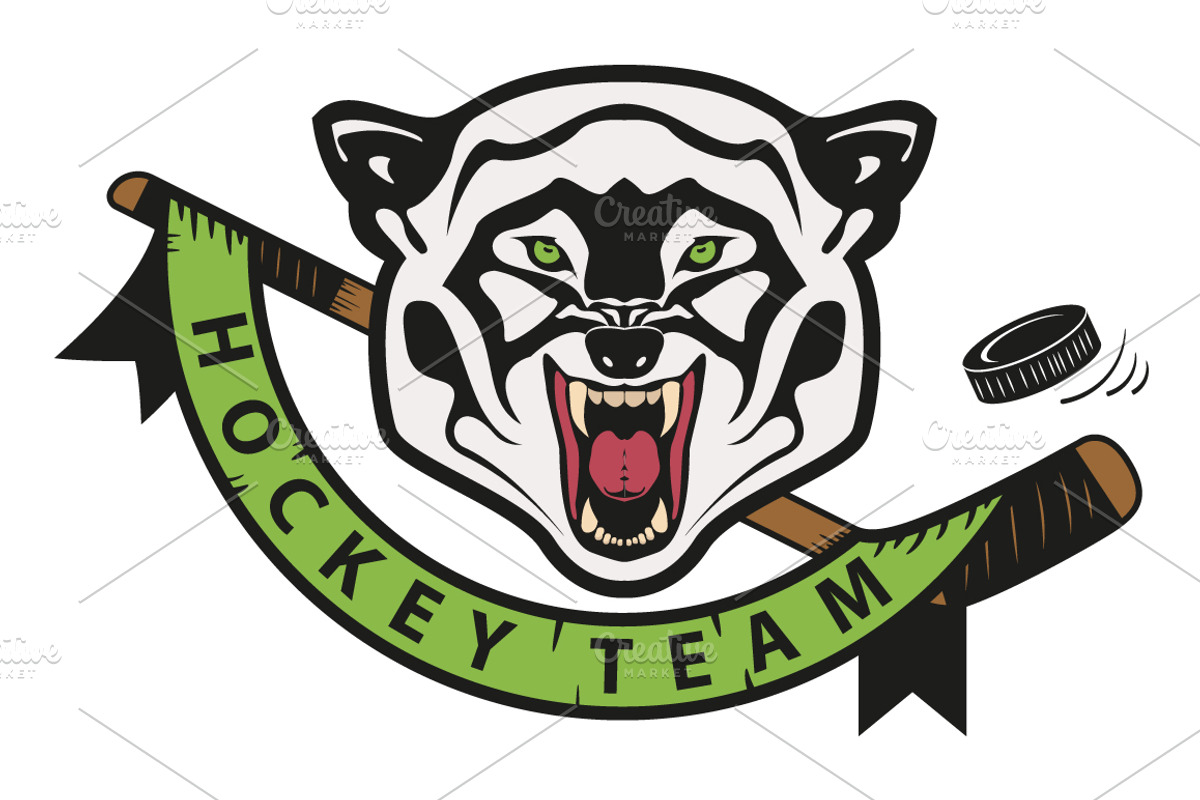 Hockey team Logos. (great set!), a Sport Illustration by pashigorov (Photo 12 of 15)