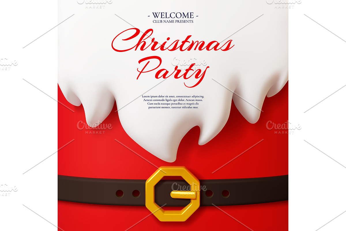3D Christmas party invitation, an Illustration by Buch&Bee (Photo 3 of 3)