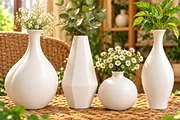 Modern Decorative Flower Vase STL, a Scene 3D Model by Layerology (Thumbnail 3 of 3)