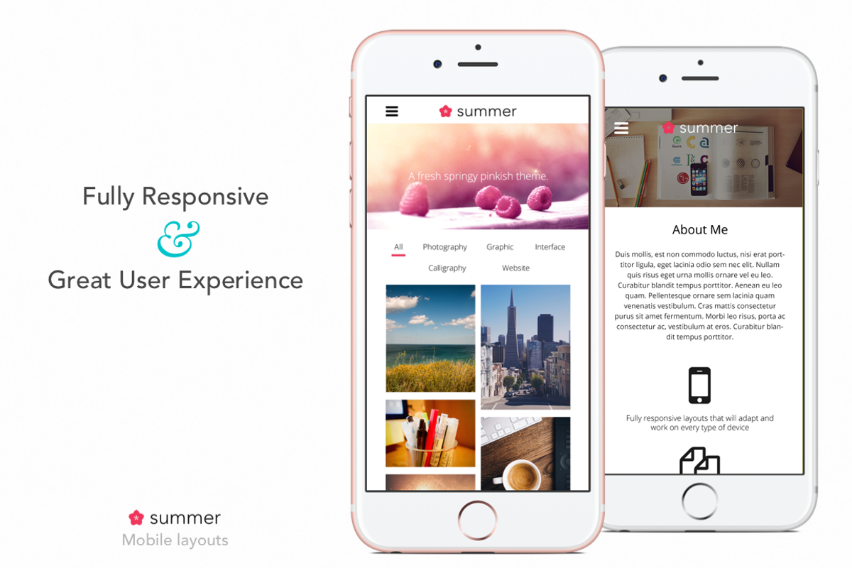 Summer—Creative Portfolio HTML Theme, a HTML Template by SUI Themes (Photo 4 of 8)