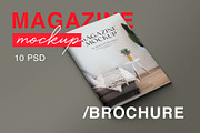 Magazine - A4 Brochure Mockups, a Books & Magazine Mockup by graphiccrew (Thumbnail 1 of 15)